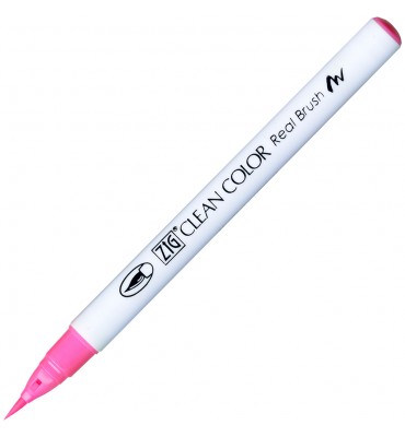 Caneta Zig Clean Color Real Brush Kuretake 003 Fluor Pink