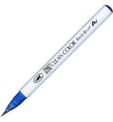 Caneta Zig Clean Color Real Brush Kuretake 034 Dull Blue