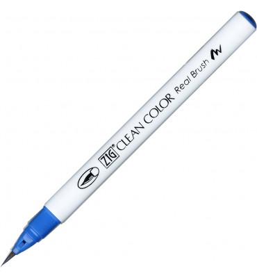 Caneta Zig Clean Color Real Brush Kuretake 037 Cornflower Blue