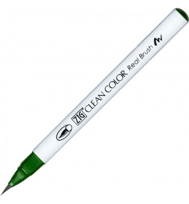 Caneta Zig Clean Color Real Brush Kuretake 040 Green