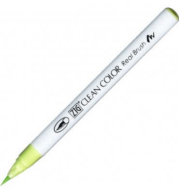 Caneta Zig Clean Color Real Brush Kuretake 045 Pale Green
