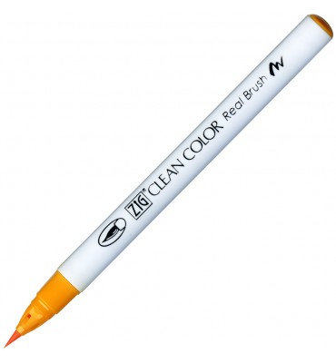 Caneta Zig Clean Color Real Brush Kuretake 052 Bright Yellow