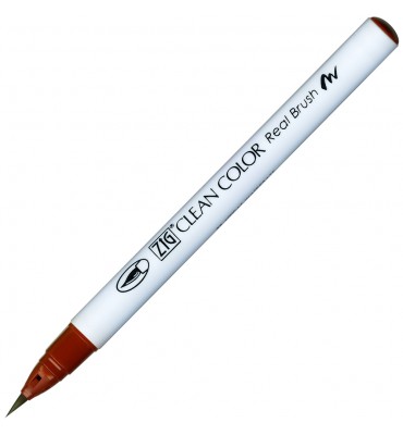 Caneta Zig Clean Color Real Brush Kuretake 060 Brown