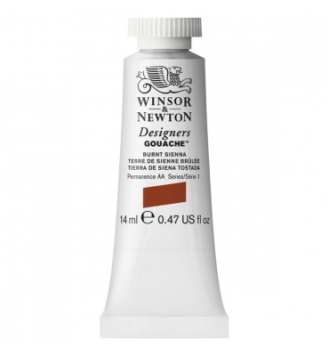 Tinta Guache Designers Winsor & Newton 14ml Burnt Sienna S1