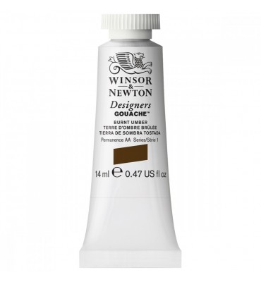 Tinta Guache Designers Winsor & Newton 14ml Burnt Umber S1