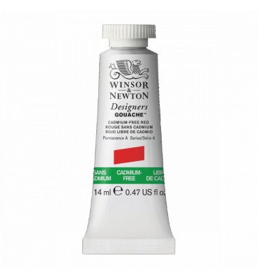 Tinta Guache Designers Winsor & Newton 14ml Cadmium Free Red S4