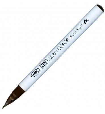 Caneta Zig Clean Color Real Brush Kuretake 062 Dark Brown