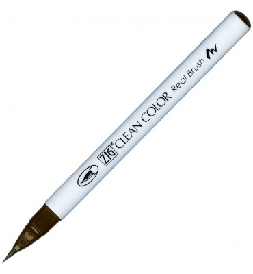 Caneta Zig Clean Color Real Brush Kuretake 065 Mid Brown