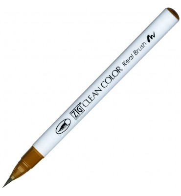 Caneta Zig Clean Color Real Brush Kuretake 066 Dark Oatmeal