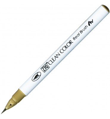 Caneta Zig Clean Color Real Brush Kuretake 075 Brick Beige