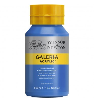 Tinta Acrílica Galeria W&N 138 Cerulean Blue Hue 500ml