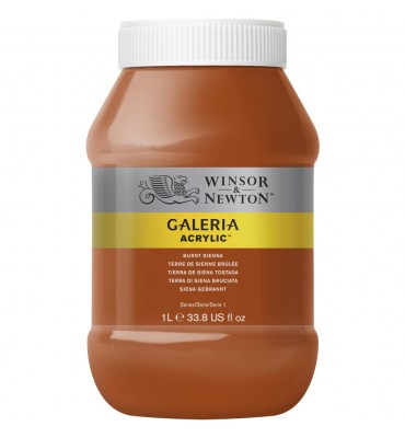 Tinta Acrílica Galeria W&N 074 Burnt Sienna 1 LITRO