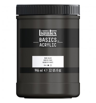 Tinta Acrílica Liquitex Basics 276 Mars Black 946ml