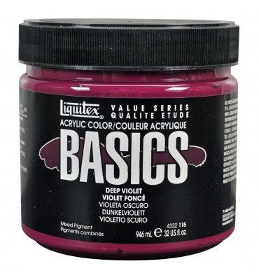 Tinta Acrílica Liquitex Basics 115 Deep Violet 946ml