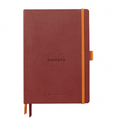 Bloco Goalbook Rhodia Capa Flexível Nacarat A5