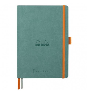 Bloco Goalbook Rhodia Capa Flexível Aqua A5
