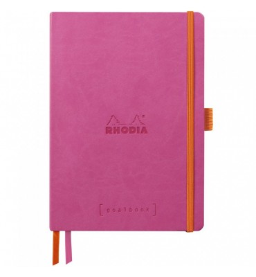 Bloco Goalbook Rhodia Capa Flexível Fuchsia A5