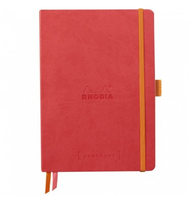 Bloco Goalbook Rhodia Capa Flexível Coral A5