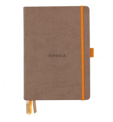 Bloco Goalbook Rhodia Capa Dura Taupe A5