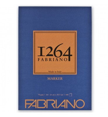 Bloco 1264 Marker Fabriano A4 100 Folhas 