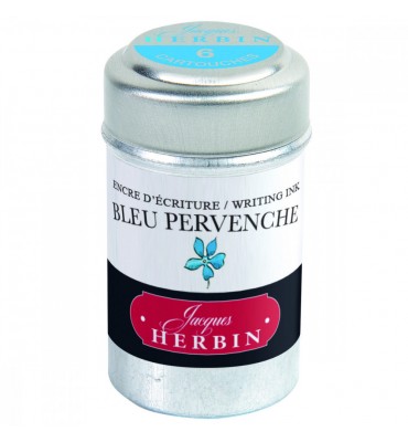 Tinta Cartucho Caneta Tinteiro Bleu Pervenche Herbin