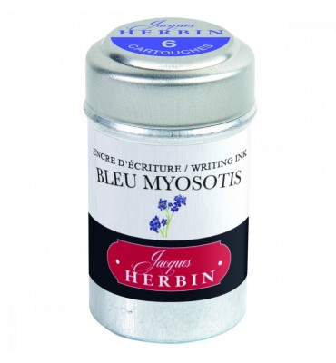 Tinta Cartucho Caneta Tinteiro Bleu Myosotis Herbin