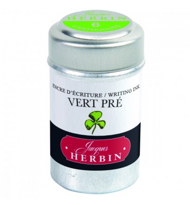 Tinta Cartucho Caneta Tinteiro Vert Pre Herbin