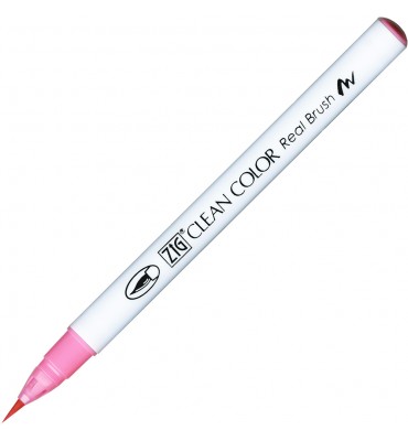 Caneta Zig Clean Color Real Brush Kuretake 202 Peach Pink