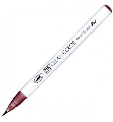 Caneta Zig Clean Color Real Brush Kuretake 206 Dark Peony