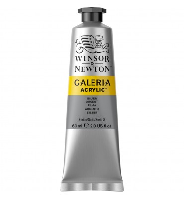 Tinta Acrílica Galeria W&N 60ml 617 Silver
