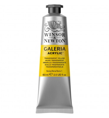 Tinta Acrílica Galeria W&N 60ml 653 Transparent Yellow 