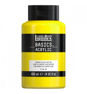 Tinta Acrílica Liquitex Basics 704 Cadmium Yellow Light Hue 400ml 
