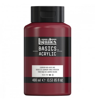 Tinta Acrílica Liquitex Basics 710 Cadmium Red Deep Hue 400ml