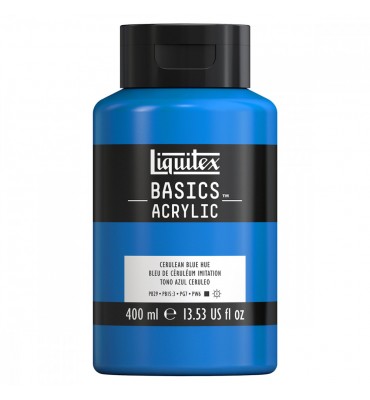 Tinta Acrílica Liquitex Basics 716 Cerulean Blue 400ml