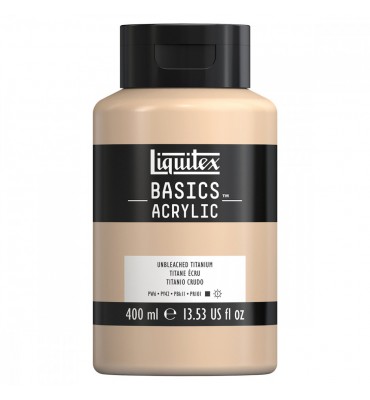 Tinta Acrílica Liquitex Basics 728 Unbleach Titanium 400ml
