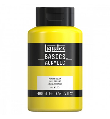 Tinta Acrílica Liquitex Basics 729 Primary Yellow 400ml