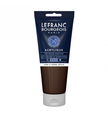 Tinta Acrílica Lefranc & Bourgeois 200ml 477 Burnt Umber