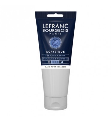 Tinta Acrílica Lefranc & Bourgeois 200ml 800 Mixing White