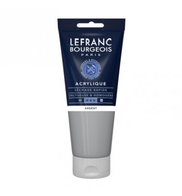 Tinta Acrílica Lefranc & Bourgeois 200ml 710 Silver