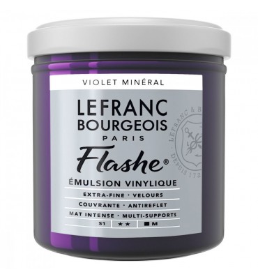 Tinta Flashe Mineral Violet S1 Lefranc Bourgeois 125ml