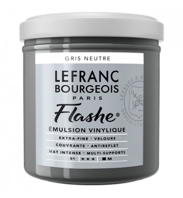 Tinta Flashe Neutral Grey S1 Lefranc Bourgeois 125ml