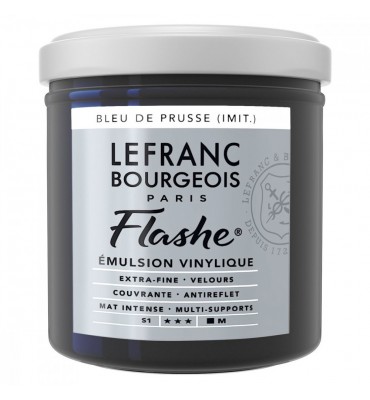 Tinta Flashe Prussian Blue S1 Lefranc Bourgeois 125ml