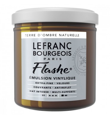 Tinta Flashe Raw Umber S1 Lefranc Bourgeois 125ml