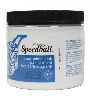 Tinta Para Xilogravura Speedball 470ml 3703 Branco