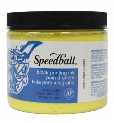 Tinta Para Xilogravura Speedball 470ml 3705 Amarelo