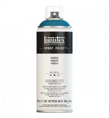 Tinta Spray Liquitex Acrílica 0176 Turquoise 400ml
