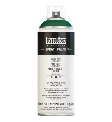 Tinta Spray Liquitex Acrílica 0350 Green Deep Permanent 400ml
