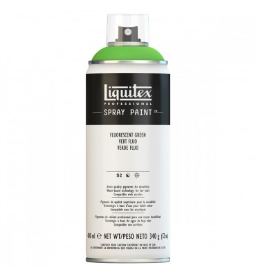 Tinta Spray Liquitex Acrílica 0985 Fluorescent Green 400ml