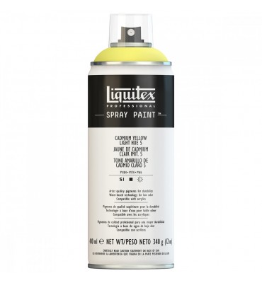 Tinta Spray Liquitex Acrílica 5159 Cadmium Yellow Light Hue 5 400ml