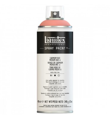 Tinta Spray Liquitex Acrílica 6151 Cadmium Red Medium Hue 400ml